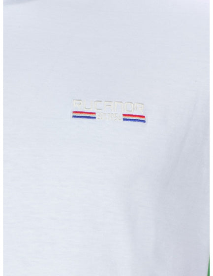 Camicia di base Rucanor raffi round hals uomini bianchi taglia xl
