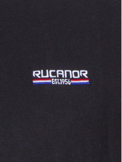 Camicia di base Rucanor raffi round hals uomini size nero xxl