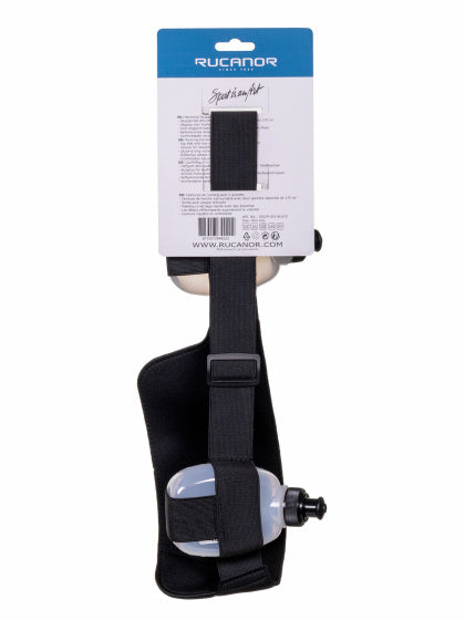 Rucanor Running Hip bag 2 Bottles Unisex Black