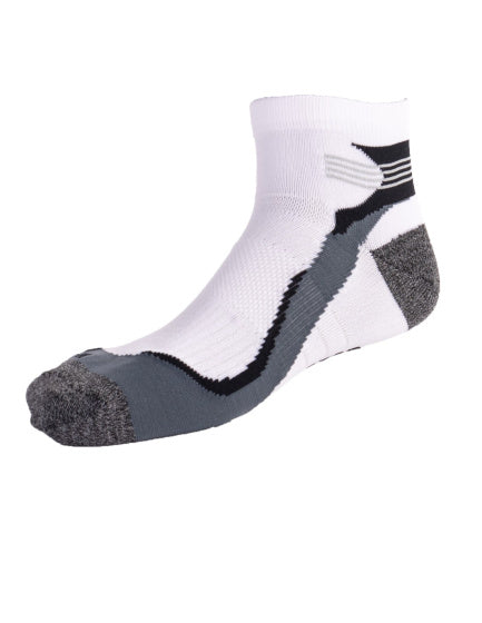 Rucanor Running Socks Short 2-pack White Gray Size 43-46
