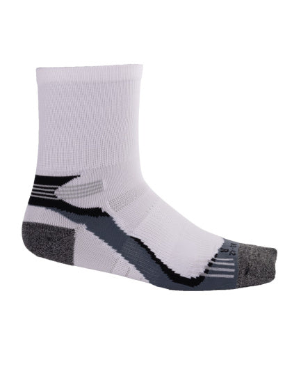 Rucanor running socks long 2-pack white gray size 39-42