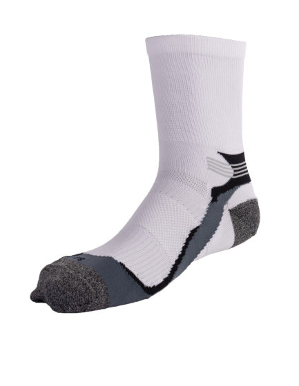 Rucanor running socks long 2-pack white gray size 39-42