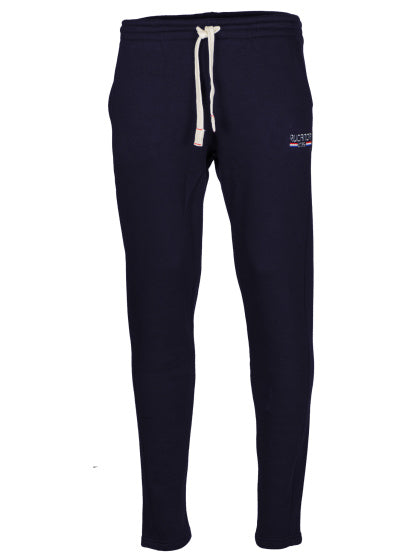 Pantaloni da jogging dritti in argento Rucanor uomini di taglia blu scuro L