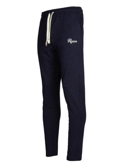 Pantaloni da jogging dritti in argento Rucanor uomini di taglia blu scuro L