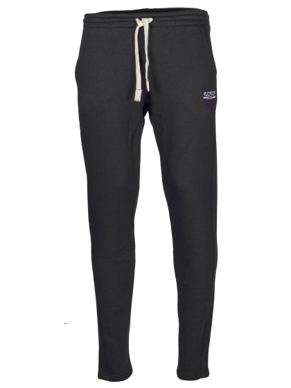 Pantaloni da jogging dritti in argento Rucanor uomini di taglia nera L