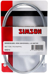 Inre kabel rem 2250 mm silver