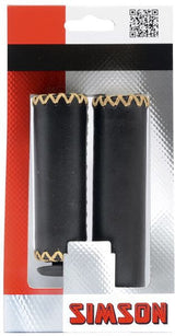 Simson Leather Handles - Black, Authentic Look, Optimal Comfort, Suitable for GRIP SHIFT GAINTING