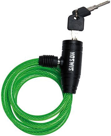 Dětský kabel Simson Lock 8x90cm červená