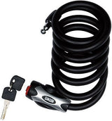 Simson Cable Lock Regular XL - 10x150 cm - sort - ingen kunst - cykel