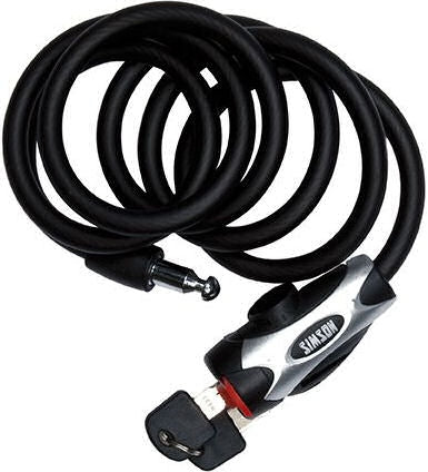 Simson Cable Lock Pro 12x180 sort