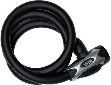 Simson kabel lås fremragende 15x100 sort