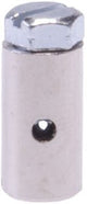 Šroubové bradavky 15 x 8 mm stříbrné 2 kusy