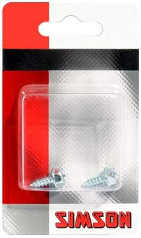 Simson Slot Parkers - Ring lock mounting set, 4.8x13mm, silver