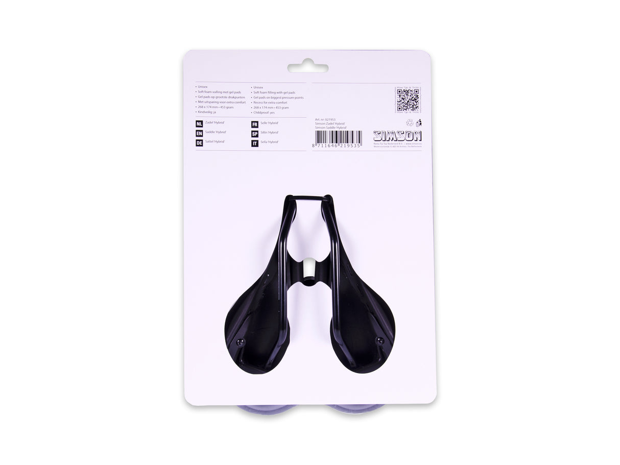 Saddle Simson Hybrid Black