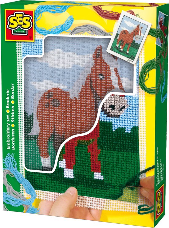 Ses bordado creativo de un caballo