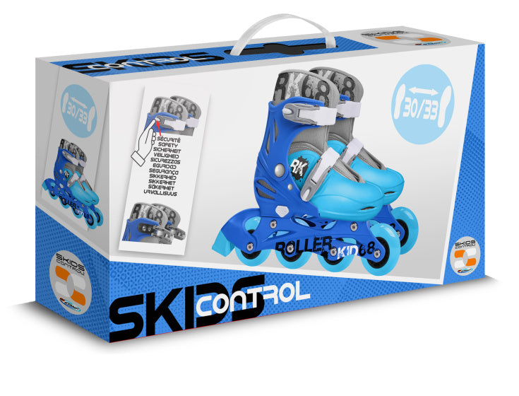 Patinillos en línea Ajustable Azul Tamaño 30-33