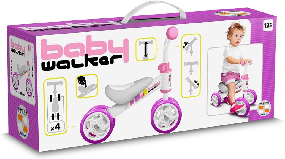Skids Control Junior White Pink