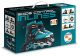 Skidi Control-Oxygen Inline Skates pol-mehke čolne nastavljive velikosti bencina 42-45