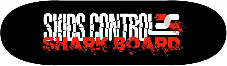 Skids Control Shark Skateboard Junior Wood PVC Rotblau