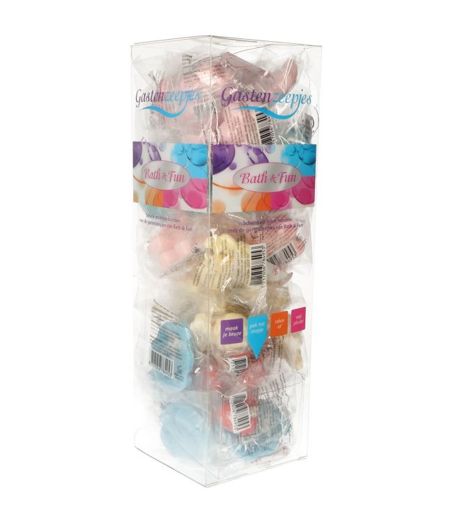 Jvdl gastenzeepjes in koker assorti 54 stuks