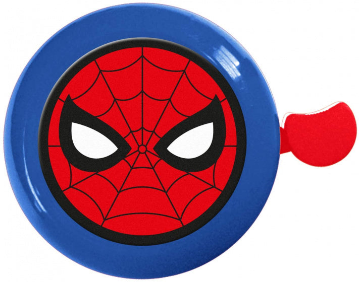 Kolesarski zvonec Spider-Man 60 mm modro rdeča