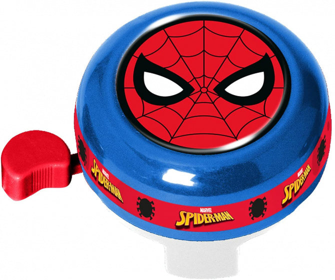 Kolesarski zvonec Spider-Man 60 mm modro rdeča