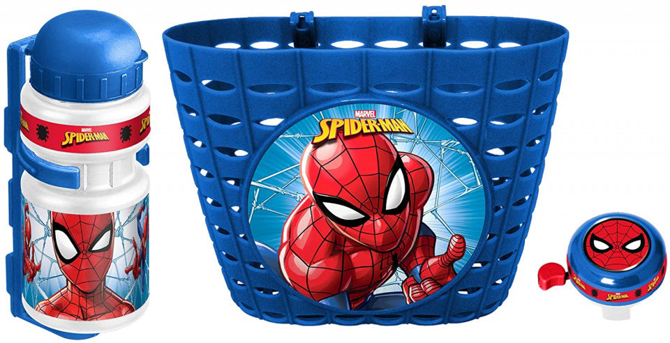 Marvel Spider-Man dětské jízdní kola modrá 3-dílná