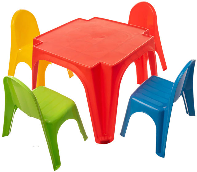 StarPlay Playing Table And Chairs Set Junior Red 5-piece