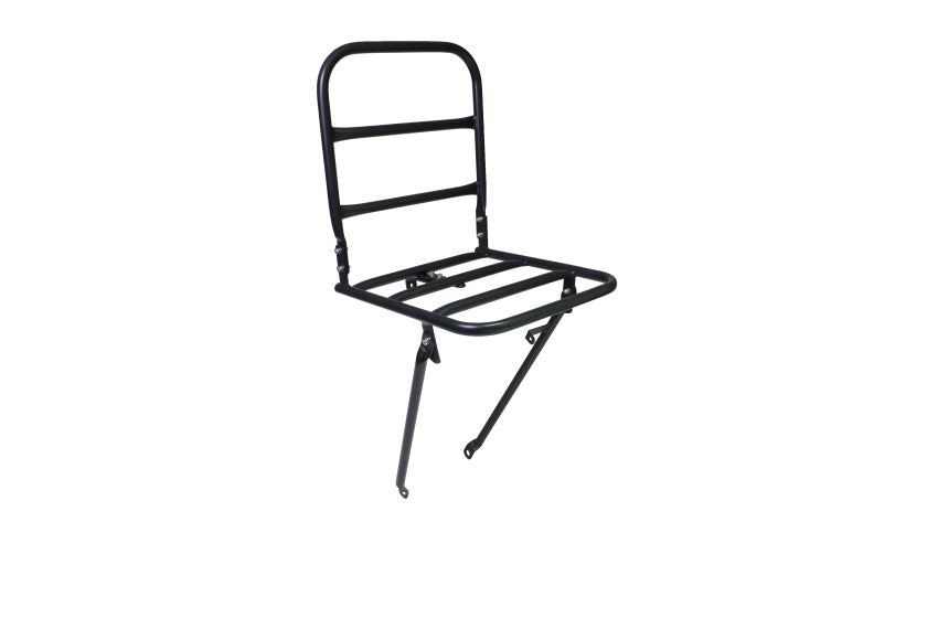 Forreste bærer med kronebolt montering 30 x 30 cm stål mat sort