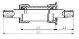 Ploadet Sunrace Ø35 127 mm vstavke - Spieless