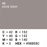 Superior Hannergrondpabeier 43 DOV Grey 1.35 x 11m