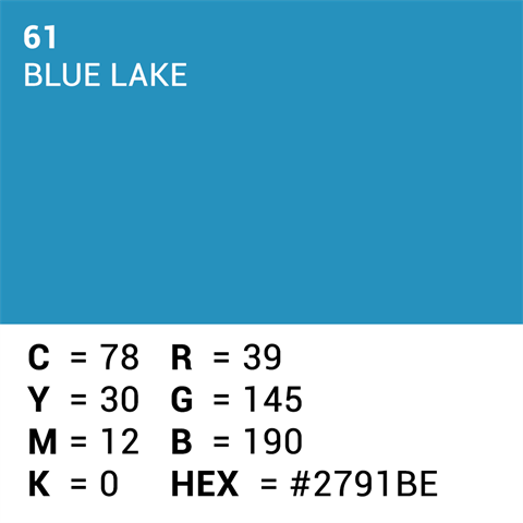 Superior Hannergrondpabeier 61 Blue Lake 1.35 x 11m