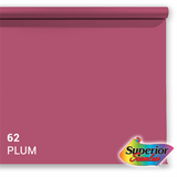 Superior background paper 62 Plum 1.35 x 11m
