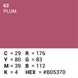 Superior background paper 62 Plum 1.35 x 11m