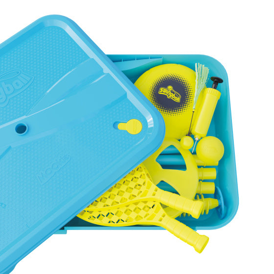 Swingball 5-in-1 Multiplay Play Set mat all Uewerfläch Basis Blue Giel