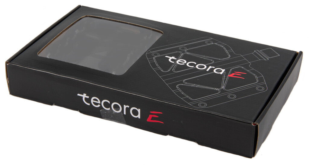Tecora e Pedals zéien mat ersatzbar Pedal Pins schwaarz