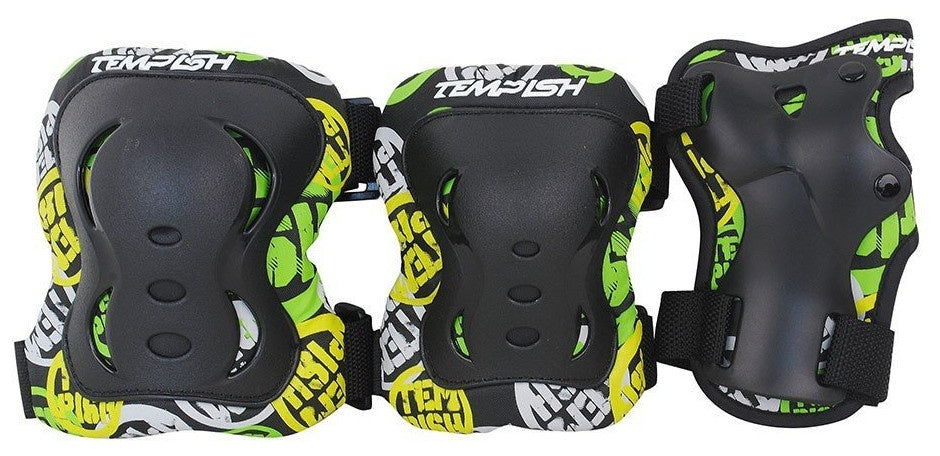 Tempish Protection Set FID Junior sort størrelse m