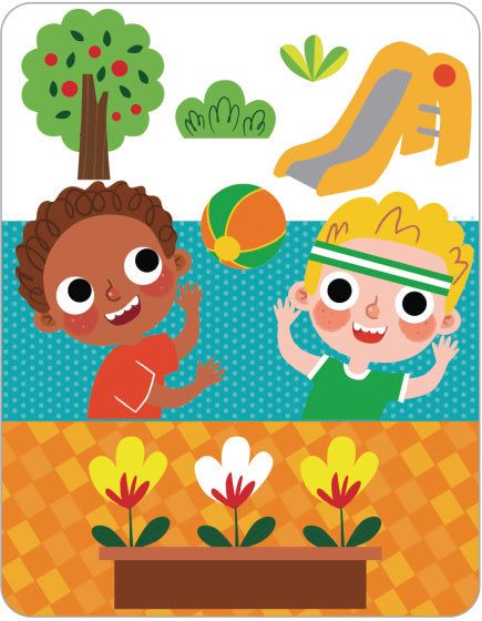 Tooky toy A Wonderful Day Educatief Houten Magneetbord 108-delig