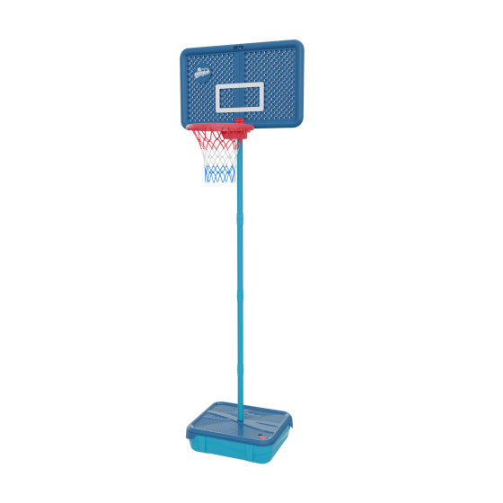 Post di basket swingball con tutta la superficie di base blu scuro