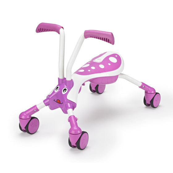 Bugs Scramblebug Bubblegum med 4 hjul junior rosa hvit