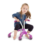 Bugs Scramblebug Bubblegum med 4 hjul junior rosa hvit