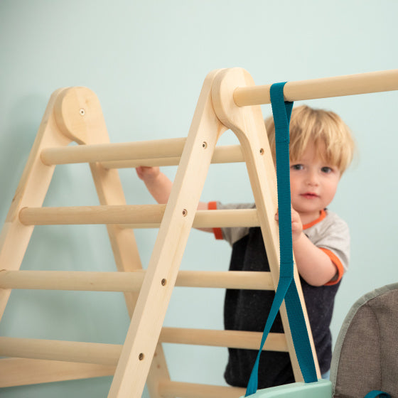 TP Toys Active-Tots Wooden climbing frame with swing from 6 months