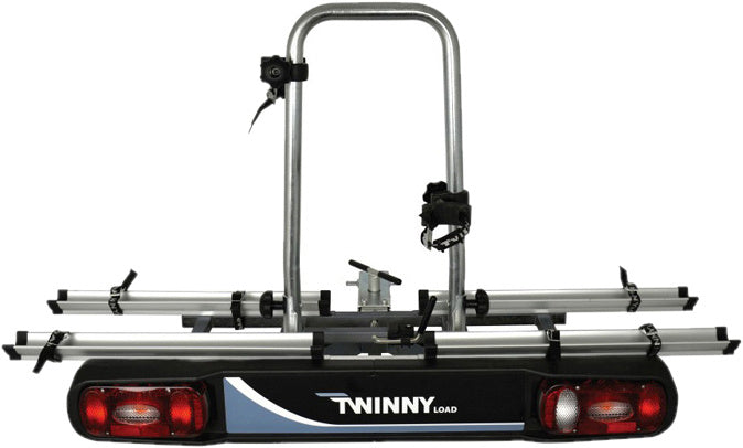 Twinny Load Bicycle Carrier E-Carrier Base 127 cm sølv sort