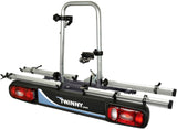Twinny Load Bicycle Carrier E-Carrier Base 127 cm sølv sort