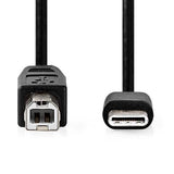 Benel USB Kabel 2M USB-C zu USB-B