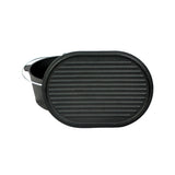 Valhal Dutch Oven Frighing Casher in ghisa con coperchio ovale 9 l