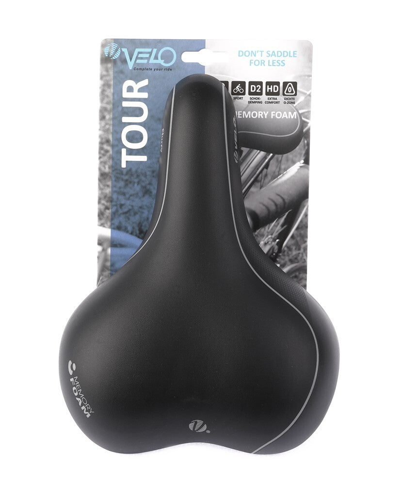 Velo Saddle Tour Vacuum with O-Zone and Memory-Foam, Ladies