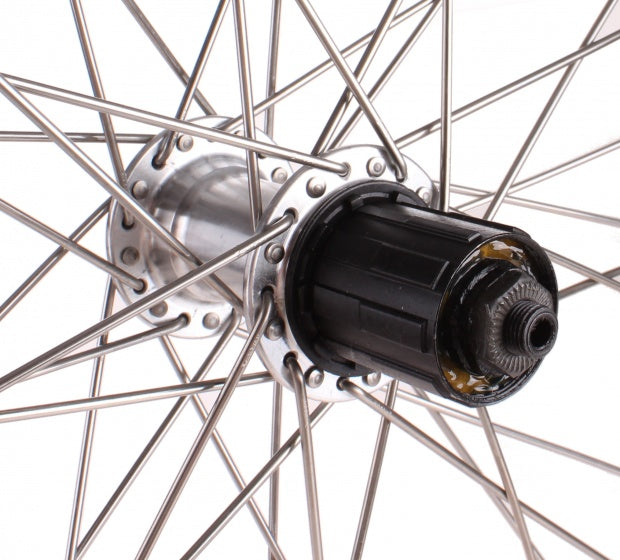 Roue arrière parallex 28 pouces 8 9v Rim de panne 36g noir
