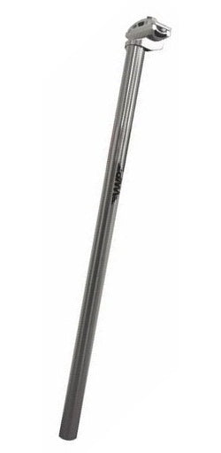 Post di sedili fissi 27,2 mm x 600 mm in argento in alluminio