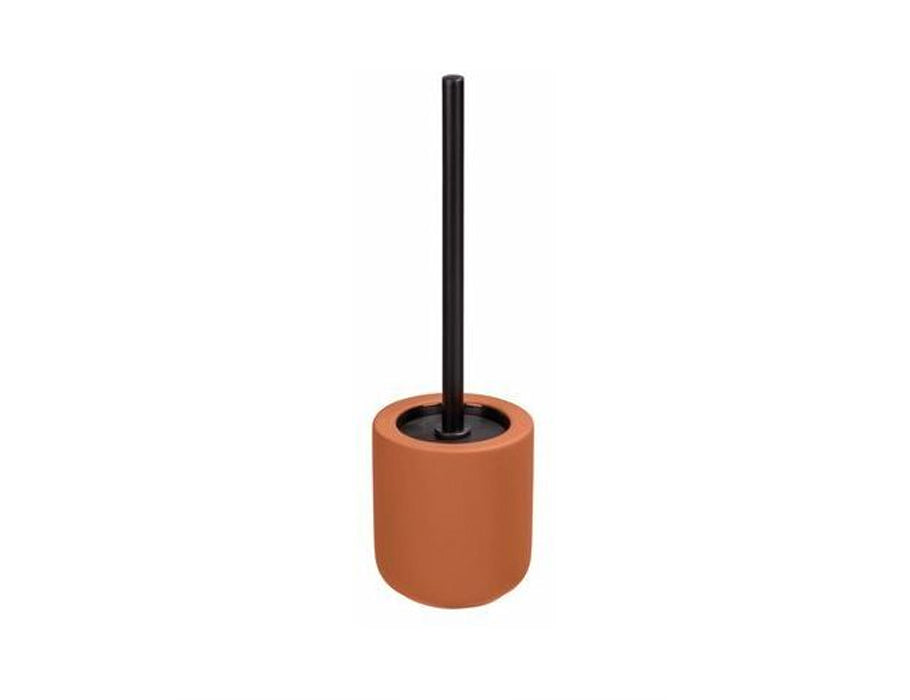 WENKO WC brush with holder terracotta
